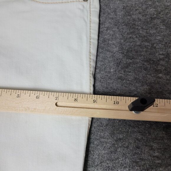 Vtg True Religion Womens 28×33 Skinny Jeans Flap Pockets Thick Stitch Low Raise - Picture 9 of 13